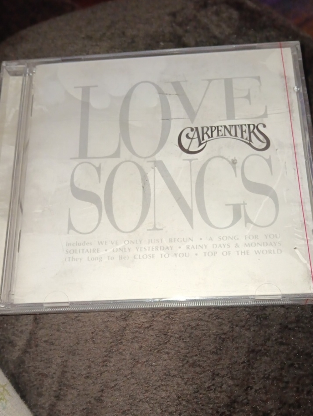 Carpenters "Love Songs" CD - White Cover